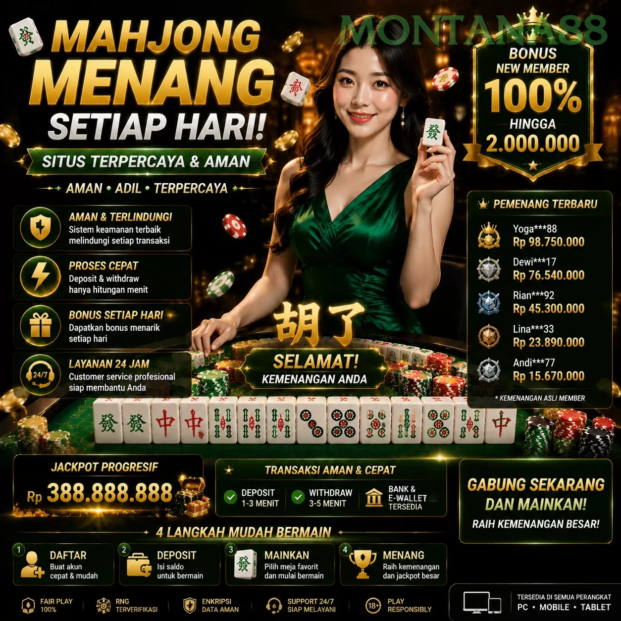 montana88 Bonus Menarik